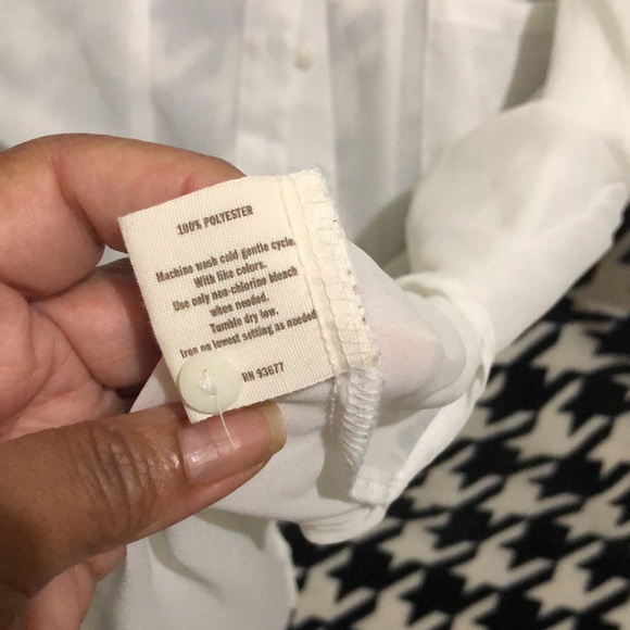 Ladies Decree Sheer Blouse - Picture 9 of 11